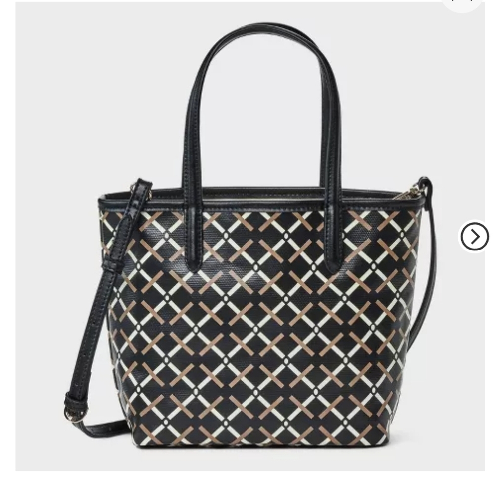 Women's Mini Coated Canvas Tote  Handbag A New Day